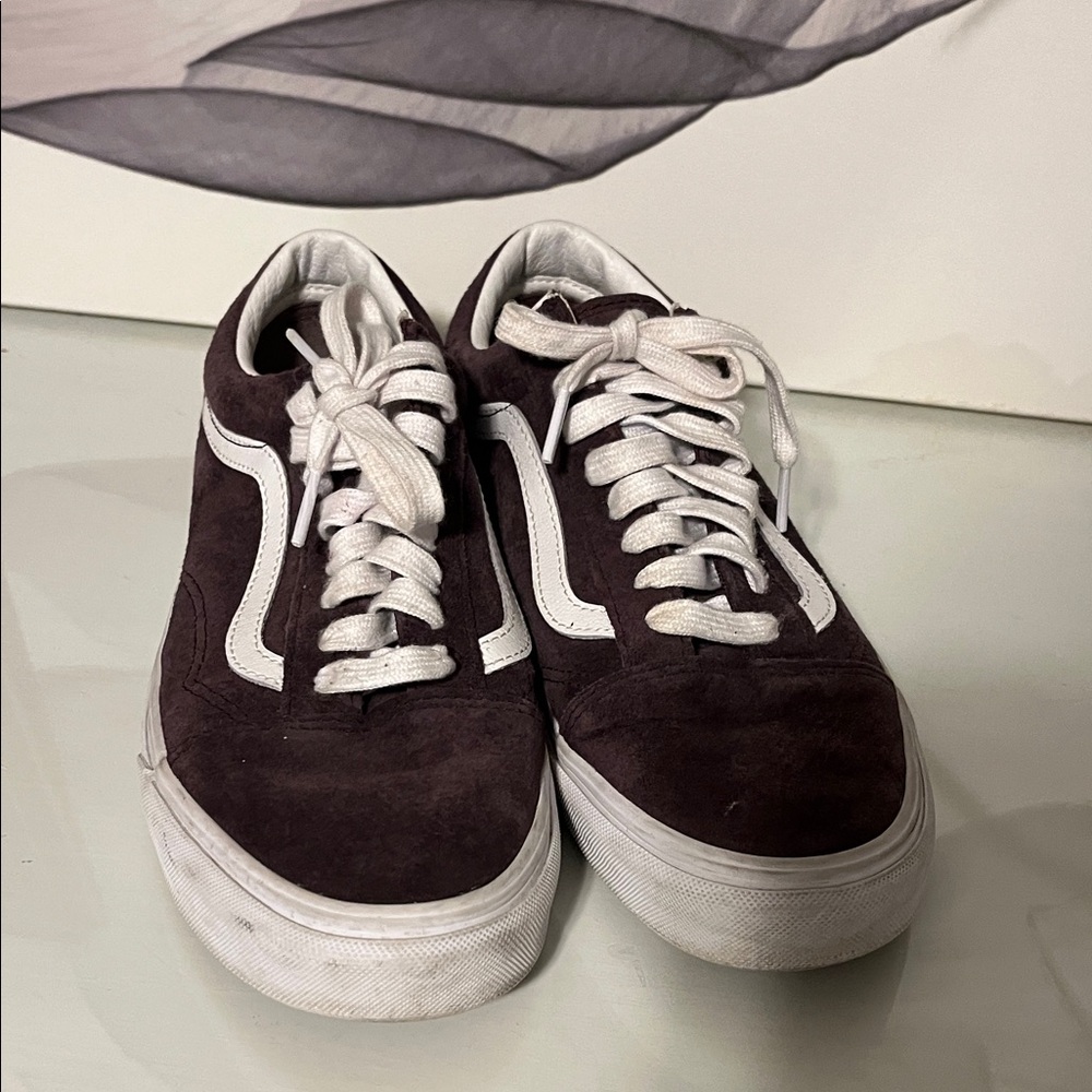 Vans Men's Dusty purple and White Sneakers